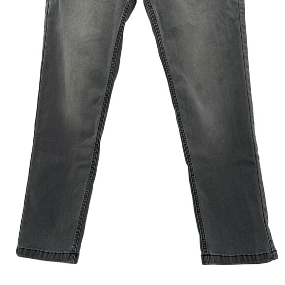 Mugsy Jeans Mens 30X30 Jeans Beans Medium Gray Distressed Flex Stretch - Picture 3 of 9